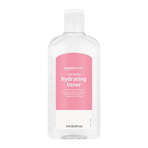 Amazon Basics Rose Water Hydrating Facial Toner, Alcohol Free
