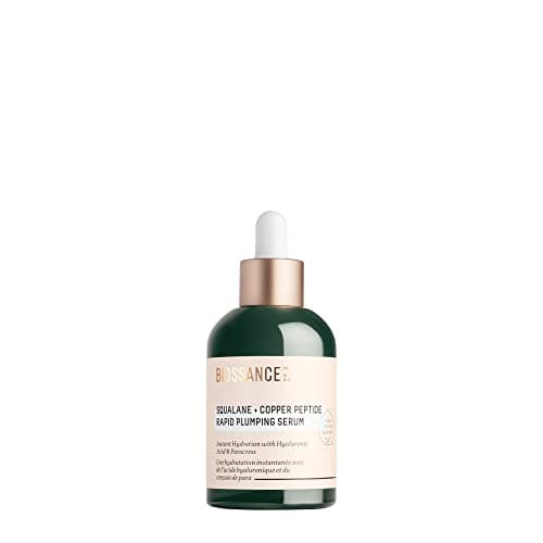 BIOSSANCE Squalane + Copper Peptide Rapid Plumping Face Serum…