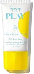 Supergoop! PLAY Mineral Lotion SPF 30 for Face and Body, 1oz