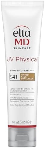 EltaMD UV Physical Tinted 100% Mineral Face Sunscreen, SPF 41