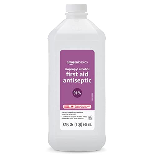 Amazon Basics Isopropyl Alcohol 91% First Aid Antiseptic