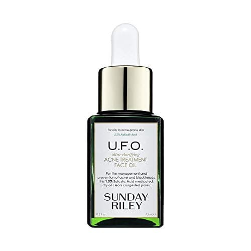 Sunday Riley U.F.O. Ultra-Clarifying Acne Treatment Face Oil…