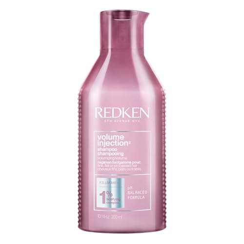 Redken Volume Injection Shampoo – For Fine Hair, 10.1 Fl Oz