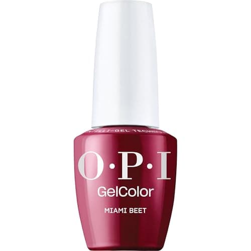 OPI GelColor Miami Beet | Opaque Dark Warm Red-Violet Crème…