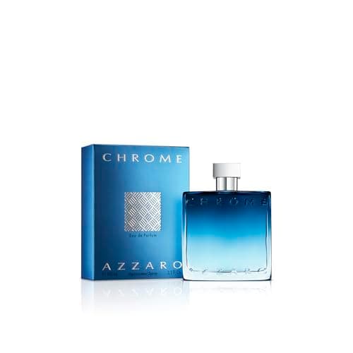 Azzaro Chrome Eau de Parfum - Fresh Aquatic Mens Cologne…