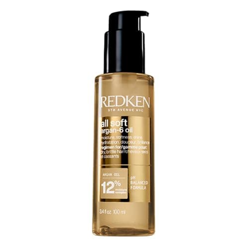 Redken All Soft Argan-6 Hair Oil – For Softness &…, 3.4 Fl Oz