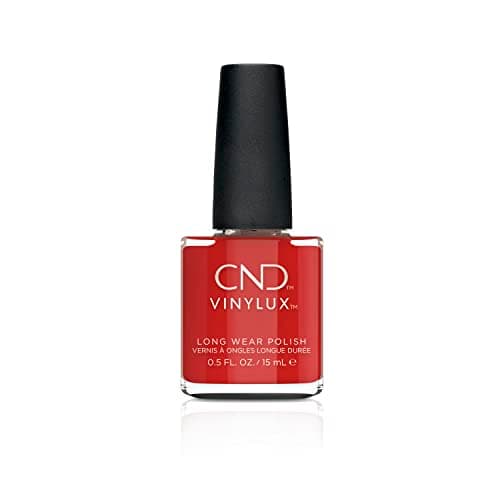 CND Vinylux Longwear Red Nail Polish, Devil Red, 0.5 fl oz