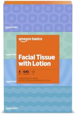 Amazon Basics Facial Tissue, 2-Ply