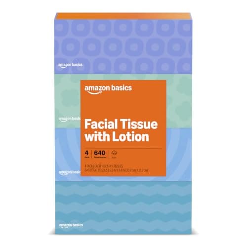 Amazon Basics Facial Tissue, 2-Ply