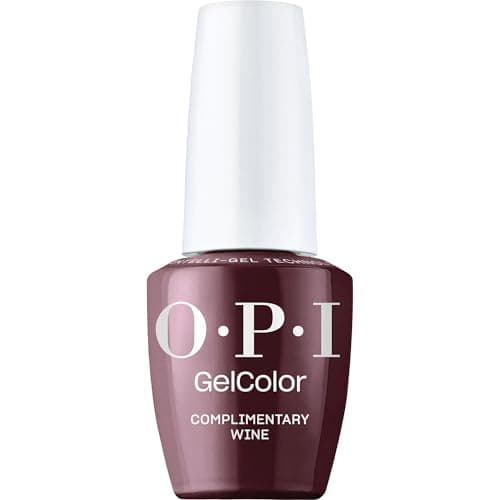 OPI GelColor Complimentary Wine | Opaque Dark Burgundy Purple…