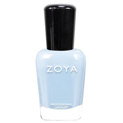 ZOYA Blu Nail Polish, Soft Delicate Pale Baby Blue Cream…