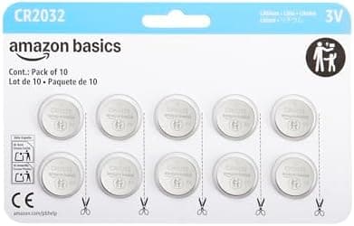 Amazon Basics CR2032 3V Lithium Coin Cell… — AirTag Compatible