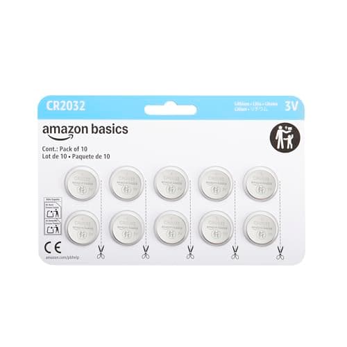 Amazon Basics CR2032 3V Lithium Coin Cell… — AirTag Compatible