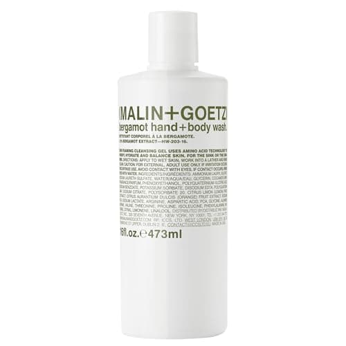 MALIN+GOETZ Bergamot Hand + Body Wash, Foaming Gel Cleanser