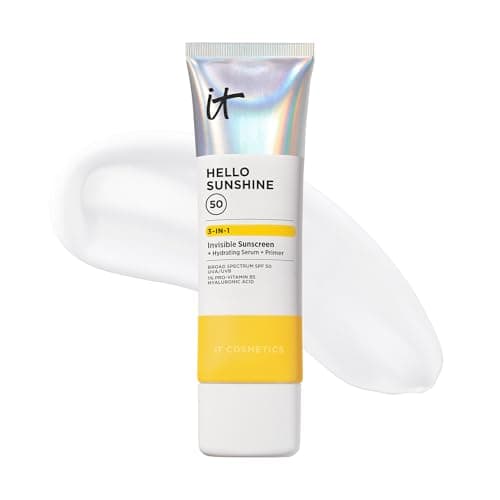 IT Cosmetics Hello Sunshine Invisible Sunscreen for Face SPF…