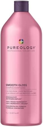 Pureology Smooth Gloss Shampoo – For Frizz-Prone…, 33.8 fl oz