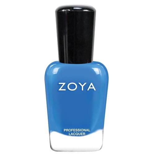 ZOYA Dory Nail Polish, Vibrant Cornflower Sky Blue Cream…