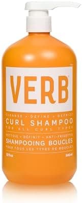 VERB Curl Shampoo 32 fl oz | Moisturizing Cleanser for…, Curls