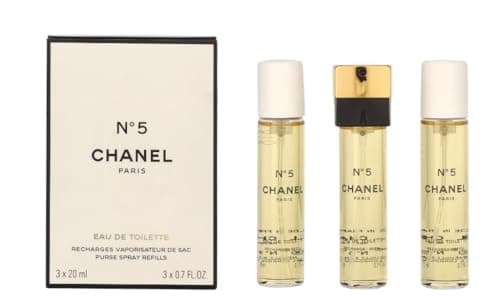 Chanel - No.5 Eau De Toilette Purse Spray Refills 3x20ml/0.7oz