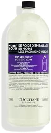 L'Occitane Relaxing & Foaming Lavender Bubble Bath Refill…