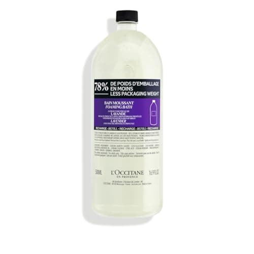 L'Occitane Relaxing & Foaming Lavender Bubble Bath Refill…