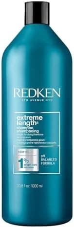 Redken Extreme Length Shampoo – For Longer Hair, 33.8 Fl Oz
