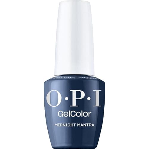 OPI GelColor Midnight Mantra | Opaque Dark Navy Blue Crème…