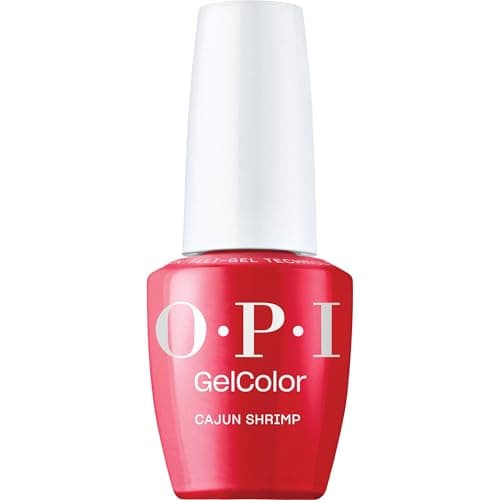 OPI GelColor Cajun Shrimp | Opaque Bright Coral Red Crème LED…