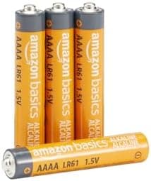 Amazon Basics 4-Pack AAAA Alkaline Batteries, 1.5 Volt