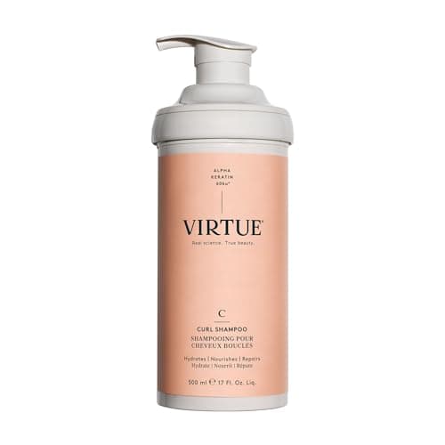 VIRTUE Curl Shampoo, Frizz-control, Sulfate-Free, Jojoba Oil…
