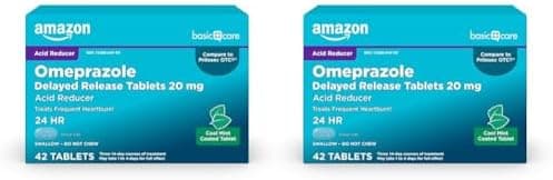 Amazon Basic Care Omeprazole Delayed Release Table…, Cool Mint