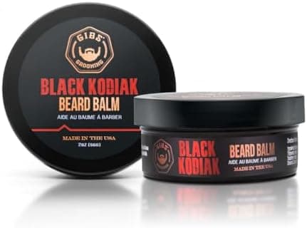 GIBS Grooming Black Kodiak Beard Balm Aid, 2 oz