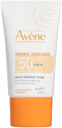 Avène Tinted SPF 50+, Mineral Sunscreen 100% Mineral UV…