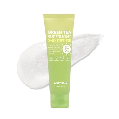 TONYMOLY Green Tea Korean Sunscreen SPF 50+ PA++++ — No White…