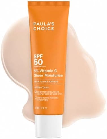 Paula's Choice 5% Vitamin C Sheer Face Sunscreen SPF…, 2 Fl Oz