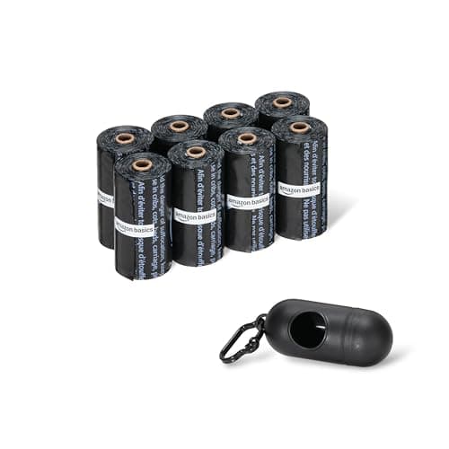 Amazon Basics Dog Poop Bags, 120 Count