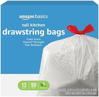 Amazon Basics Flextra Strength Tall Kitchen… — Tear Resistant
