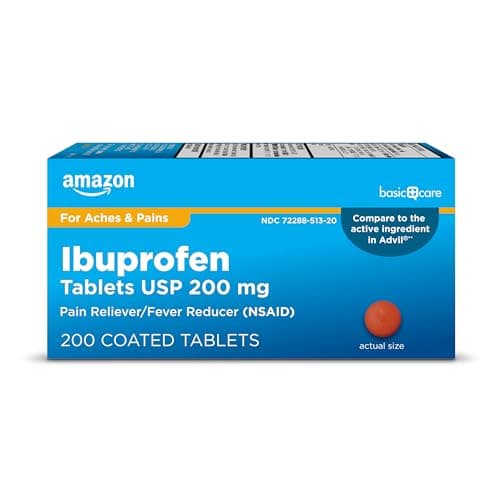 Amazon Basic Care Ibuprofen Tablets