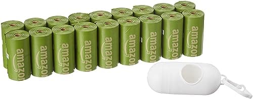 Amazon Basics Premium Leak Proof Dog Poop Bags wi… — Easy-Tear