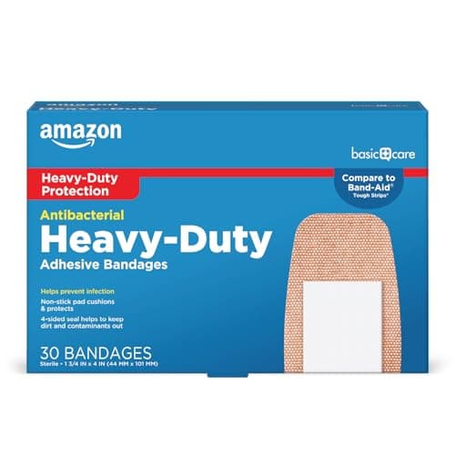 Amazon Basic Care Heavy Fabric Adhesive Band…, Strong Adhesion