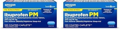 Amazon Basic Care Ibuprofen PM