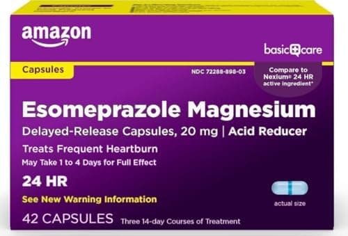 Amazon Basic Care Esomeprazole Magnesium Delay… — Acid Reducer
