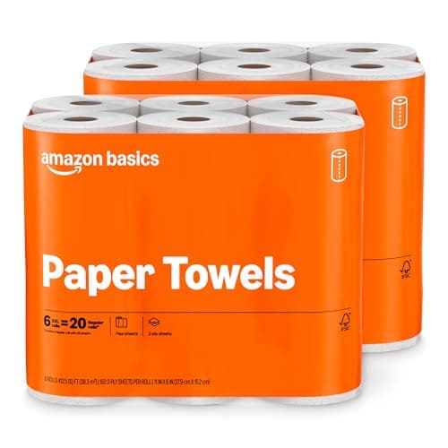 Amazon Basics 2-Ply Flex-Sheets Paper Towels