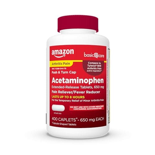Amazon Basic Care Acetaminophen Extended-Release Tablets