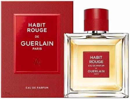 Habit Rouge by Guerlain for Men 3.3 oz Eau de Parfum Spray