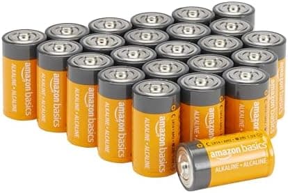 Amazon Basics C Cell Alkaline Long-Lasting All-Purpose…