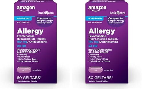Amazon Basic Care All Day Indoor and Outdoor Allergy Relief
