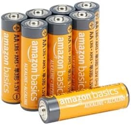 Amazon Basics 8-Pack AA Alkaline High-Performance B…, 1.5 Volt