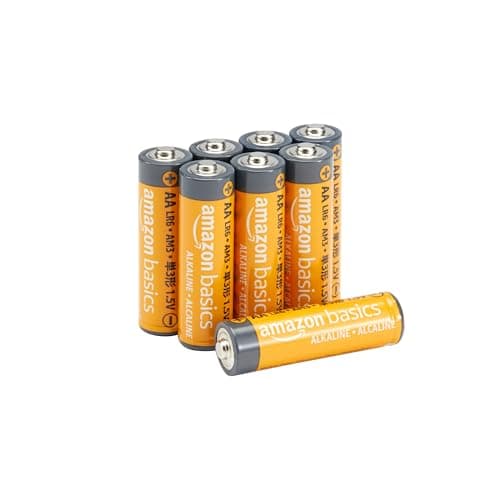 Amazon Basics 8-Pack AA Alkaline High-Performance B…, 1.5 Volt