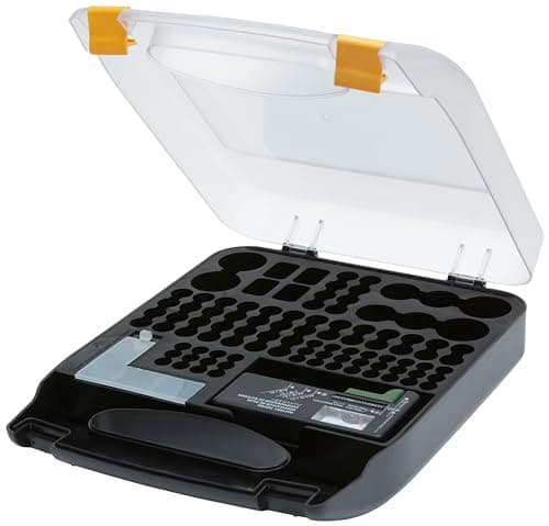 Amazon Basics Portable Battery Storage Case with Tester